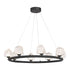 Castello 8-Light Chandelier in Warm Brass