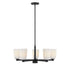 Baldwin 5-Light Chandelier in Noble Brass
