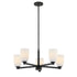 Baldwin 5-Light Chandelier in Noble Brass