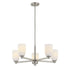 Baldwin 5-Light Chandelier in Noble Brass