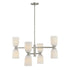 Baldwin 8-Light Chandelier in Noble Brass