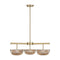 Hubbard 3-Light LED Chandelier in Noble Brass