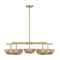 Hubbard 5-Light LED Chandelier in Noble Brass