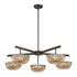 Hubbard 5-Light LED Chandelier in Noble Brass