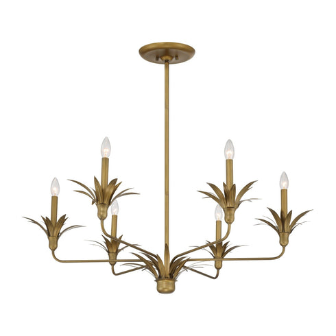 Strathmore 6-Light Chandelier in Antique Patina