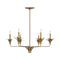 Strathmore 6-Light Chandelier in Antique Patina