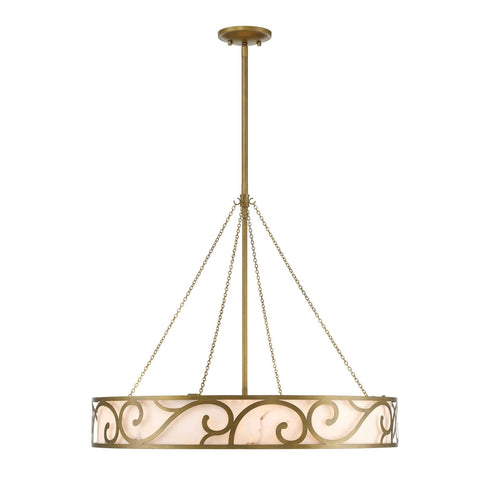 Halstead 8-Light Chandelier in Antique Patina