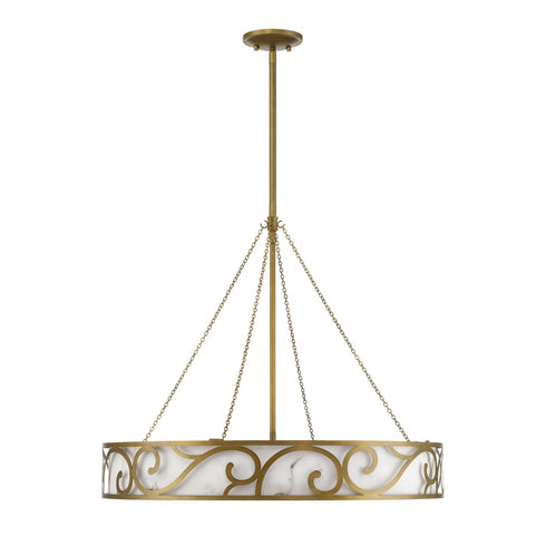 Halstead 8-Light Chandelier in Antique Patina