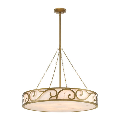 Halstead 8-Light Chandelier in Antique Patina