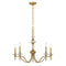 Champlain 5-Light Chandelier in Warm Brass
