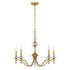 Champlain 5-Light Chandelier in Warm Brass