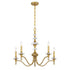 Champlain 5-Light Chandelier in Warm Brass