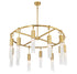 Chelsea 12-Light Chandelier in Warm Brass