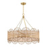 Shawnee 8-Light Chandelier in Warm Brass