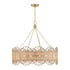 Shawnee 8-Light Chandelier in Warm Brass