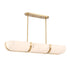 Chalfont 4-Light Chandelier in Warm Brass