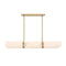 Chalfont 4-Light Chandelier in Warm Brass