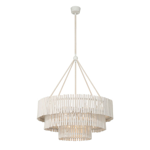 Phong 9-Light Chandelier in Blanco
