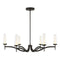 Butler 6-Light Chandelier in Mediterranean Bronze