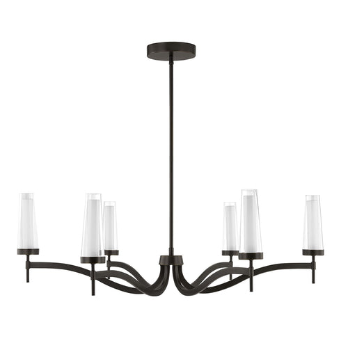 Butler 6-Light Chandelier in Mediterranean Bronze