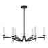 Butler 6-Light Chandelier in Mediterranean Bronze