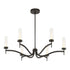 Butler 6-Light Chandelier in Mediterranean Bronze