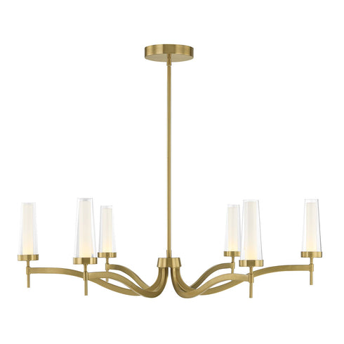 Butler 6-Light Chandelier in Mediterranean Bronze