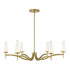 Butler 6-Light Chandelier in Mediterranean Bronze