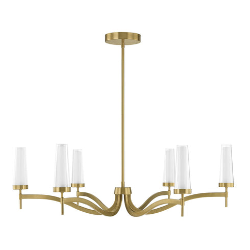 Butler 6-Light Chandelier in Mediterranean Bronze