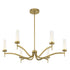 Butler 6-Light Chandelier in Mediterranean Bronze