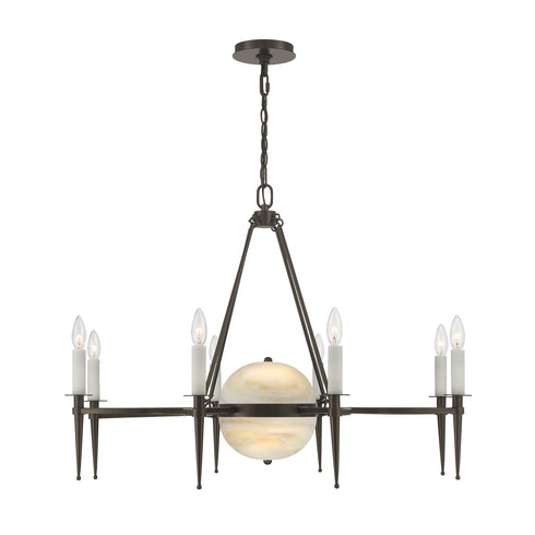 Sanger 10-Light Chandelier in Mediterranean Bronze by Dann Foley