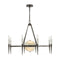 Sanger 10-Light Chandelier in Mediterranean Bronze by Dann Foley