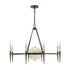 Sanger 10-Light Chandelier in Mediterranean Bronze by Dann Foley