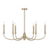Coventry 6-Light Chandelier in Noble Brass