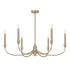 Coventry 6-Light Chandelier in Noble Brass