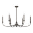 Coventry 6-Light Chandelier in Noble Brass