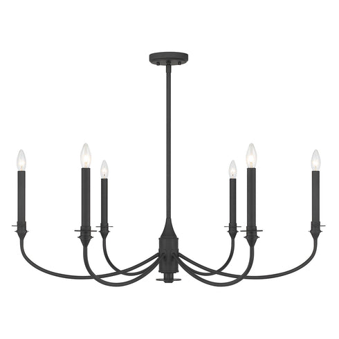 Coventry 6-Light Chandelier in Noble Brass