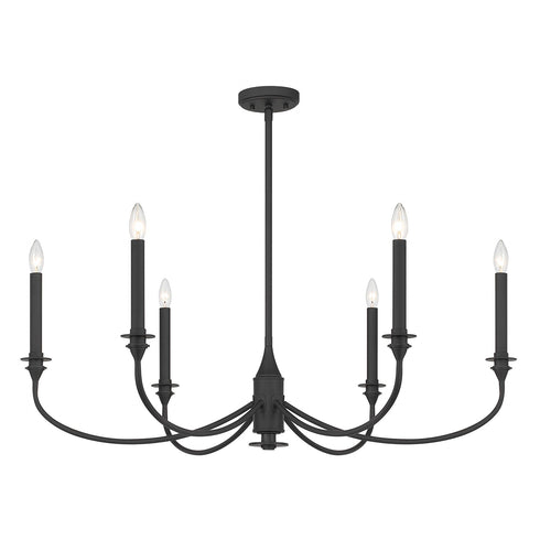 Coventry 6-Light Chandelier in Noble Brass