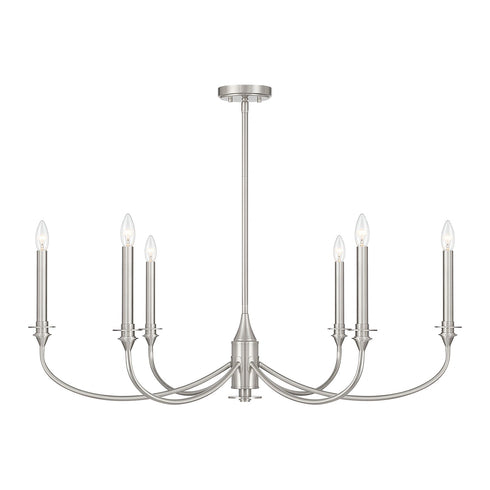 Coventry 6-Light Chandelier in Noble Brass