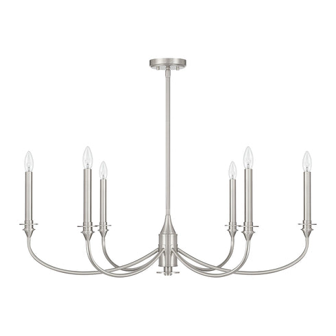 Coventry 6-Light Chandelier in Noble Brass