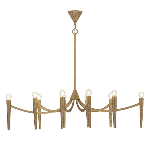 Belleza 10-Light Linear Chandelier in Spumante by Breegan Jane