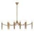 Belleza 10-Light Linear Chandelier in Spumante by Breegan Jane