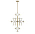 Amani 15-Light Chandelier in Royal Gold