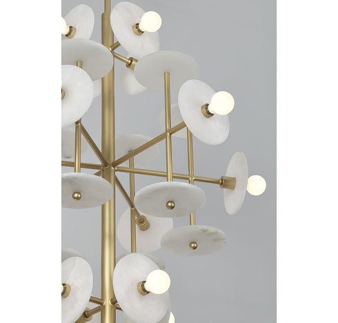 Amani 15-Light Chandelier in Royal Gold