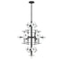 Amani 15-Light Chandelier in Royal Gold