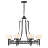 Allston 8-Light Chandelier in Warm Brass