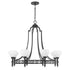 Allston 8-Light Chandelier in Warm Brass