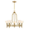 Allston 5-Light Chandelier in Warm Brass