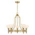 Allston 5-Light Chandelier in Warm Brass
