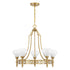 Allston 5-Light Chandelier in Warm Brass